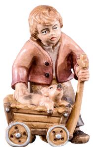 Boy with cart for Nativity scene - Rives