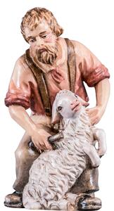 Shepherd shearing for Nativity scene - Rives