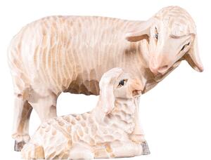 Sheep with lamb for Nativity scene - Rives