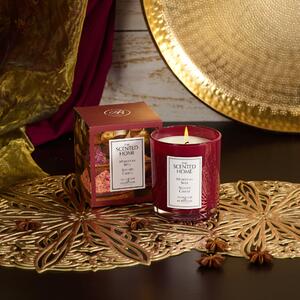 The Scented Home Moroccan Spice Candle Red