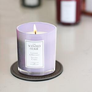 The Scented Home Lavender and Bergamot Candle Purple