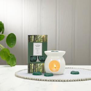 The Scented Home White Cedar and Bergamot Wax Melts Green