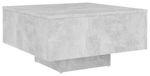 Coffee Table Concrete Grey 60x60x31.5 cm Engineered Wood