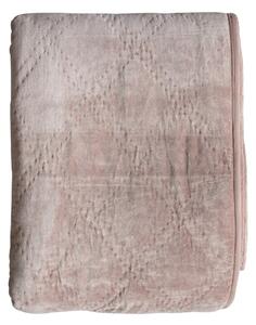 Quilted Cotton 240cm x 260cm Bedspread Blush