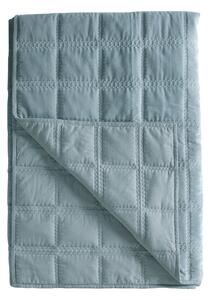 Quilted Cotton 240cm x 260cm Bedspread Duckegg