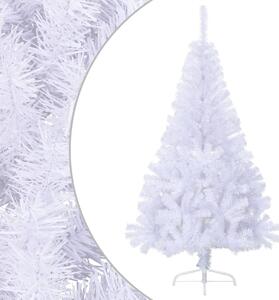 Artificial Half Christmas Tree with Stand White 150 cm PVC