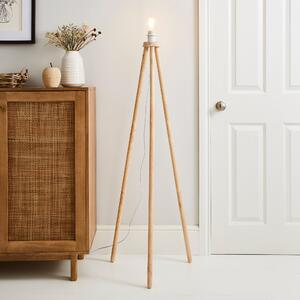 Paint Your Own Tripod Floor Lamp Natural