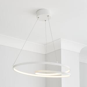 Menton Integrated LED Swirl Ceiling Fitting White