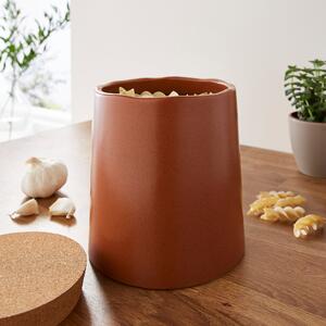 Artisan Ceramic Jar Large Brown