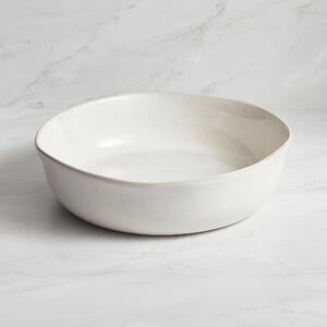 Amalfi Reactive Glaze Serving Bowl, White White