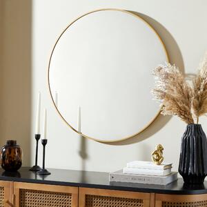 Essentials Round Wall Mirror Gold