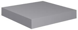 Floating Wall Shelf Grey 23x23.5x3.8 cm MDF