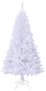 Artificial Christmas Tree with Thick Branches White 150 cm PVC