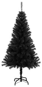 Artificial Christmas Tree with Stand Black 120 cm PVC