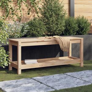 Garden Bench 108x35x45 cm Solid Wood Pine