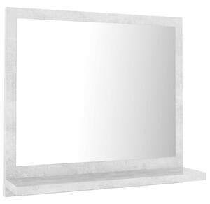 Bathroom Mirror Concrete Grey 40x10.5x37 cm Engineered Wood