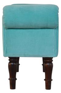 Argos Lush Turquoise Velvet Bench