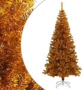 Artificial Christmas Tree with Stand Gold 240 cm PET