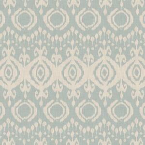 Volcano Powder, Sustainable Feather, Cushion, 55cm x 55cm - Andrew Martin Eco-conscious & Linen Blend & Viscose Blend Ikat