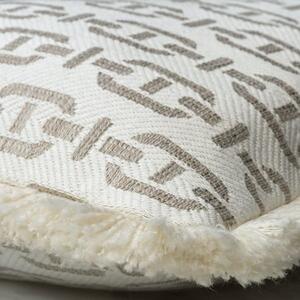 Burlington String Medium Rectangle, Sustainable Feather, Rectangle Cushion - Andrew Martin Sophie Paterson With Trim/Fringe & Cotton Blend & Linen Ble