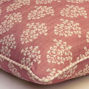 Sprig Pink, Sustainable Feather, Cushion - Andrew Martin Eco-conscious & Linen Blend & Viscose Blend Floral & Small Prints
