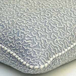 Pollen Denim, Sustainable Feather, Cushion - Andrew Martin Eco-conscious & Linen Blend & Viscose Blend Small Prints