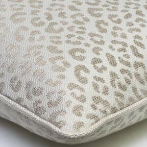 Wildcat Stone, Sustainable Feather, Cushion, 55cm x 55cm - Andrew Martin Sophie Paterson Cotton Blend & Linen Blend & Viscose Blend Animal