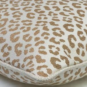 Wildcat Autumn, Sustainable Feather, Cushion, 55cm x 55cm - Andrew Martin Sophie Paterson Cotton Blend & Linen Blend & Viscose Blend Animal