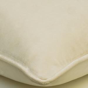 Medici Chalk, Sustainable Feather, Cushion - Andrew Martin Eco-conscious & Cotton & Velvet Plain