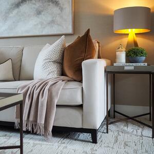Medici Pigment, Sustainable Feather, Cushion - Andrew Martin Eco-conscious & Cotton & Velvet Plain