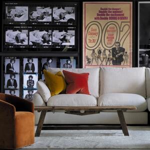 Medici Raw Umber, Sustainable Feather, Cushion - Andrew Martin Eco-conscious & Cotton & Velvet Plain
