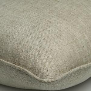 Teepee Natural, Sustainable Feather, Cushion - Andrew Martin Linen & Linen Blend Herringbone & Plain