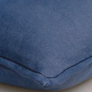 Rocco Denim, Sustainable Feather, Cushion, 55cm x 55cm - Andrew Martin With Trim/Fringe & Linen & Linen Blend Plain