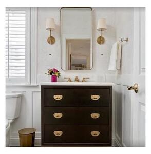Camille Wall Light Brass, Wall Light, Hand-Rubbed Antique Brass - Andrew Martin