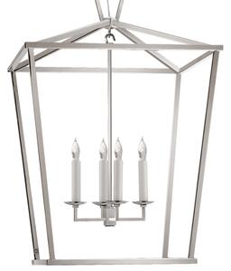Darlana Pendant Nickel, Pendant Light, Mini, Polished Nickel - Andrew Martin