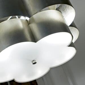 Arabelle Pendant Silver, Pendant Light, Burnished Silver Leaf - Andrew Martin