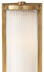 Dresser Short Wall Light Brass, Wall Light, Short, Hand-Rubbed Antique Brass - Andrew Martin