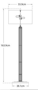 Longacre Floor Lamp Bronze, Floor Lamp - Andrew Martin