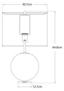 Elsie Table Lamp Cream, Table Lamp, Cream (Cream Shade) - Andrew Martin