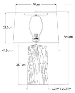 Sierra Table Lamp Gild, Table Lamp - Andrew Martin