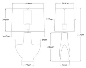 Armato Table Lamp Black, Table Lamp - Andrew Martin