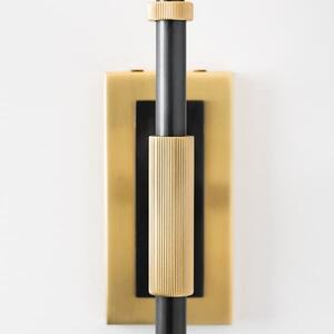 Bowery Tapered Wall Light Bronze, Wall Light, Old Bronze - Andrew Martin