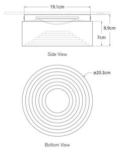 Otto Flush Brass, Flush Mount, Small - Andrew Martin