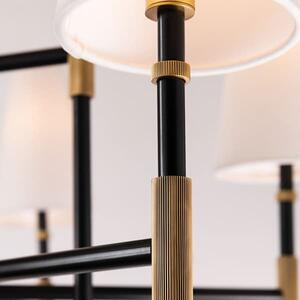 Bowery Chandelier Bronze, Small, Aged Old Bronze - Andrew Martin