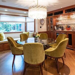 Adele Chandelier Brass, Hand-Rubbed Antique Brass - Andrew Martin