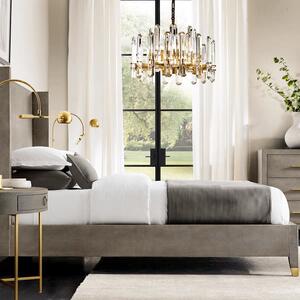 Bonnington Chandelier Brass, Small, Hand-Rubbed Antique Brass - Andrew Martin