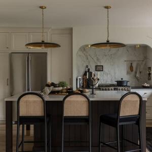 Piatto Pendant Brass, Pendant Light, Hand-Rubbed Antique Brass - Andrew Martin