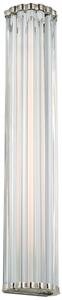 Kean Wall Light Nickel, Wall Light, Small, Polished Nickel / Clear Glass - Andrew Martin