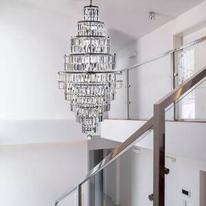 Searchlight 1500CC Empire 13 Light Crystal Chandelier In Chrome