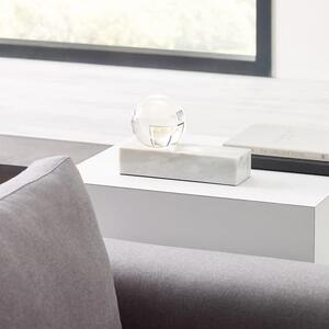 Mina Table Lamp White, Table Lamp, White Marble - Andrew Martin